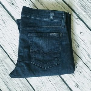 7FAM 7 for all mankind bootcut 29 dark wash